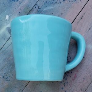 Aqua Ceramic Mug Portugal Handcrafted